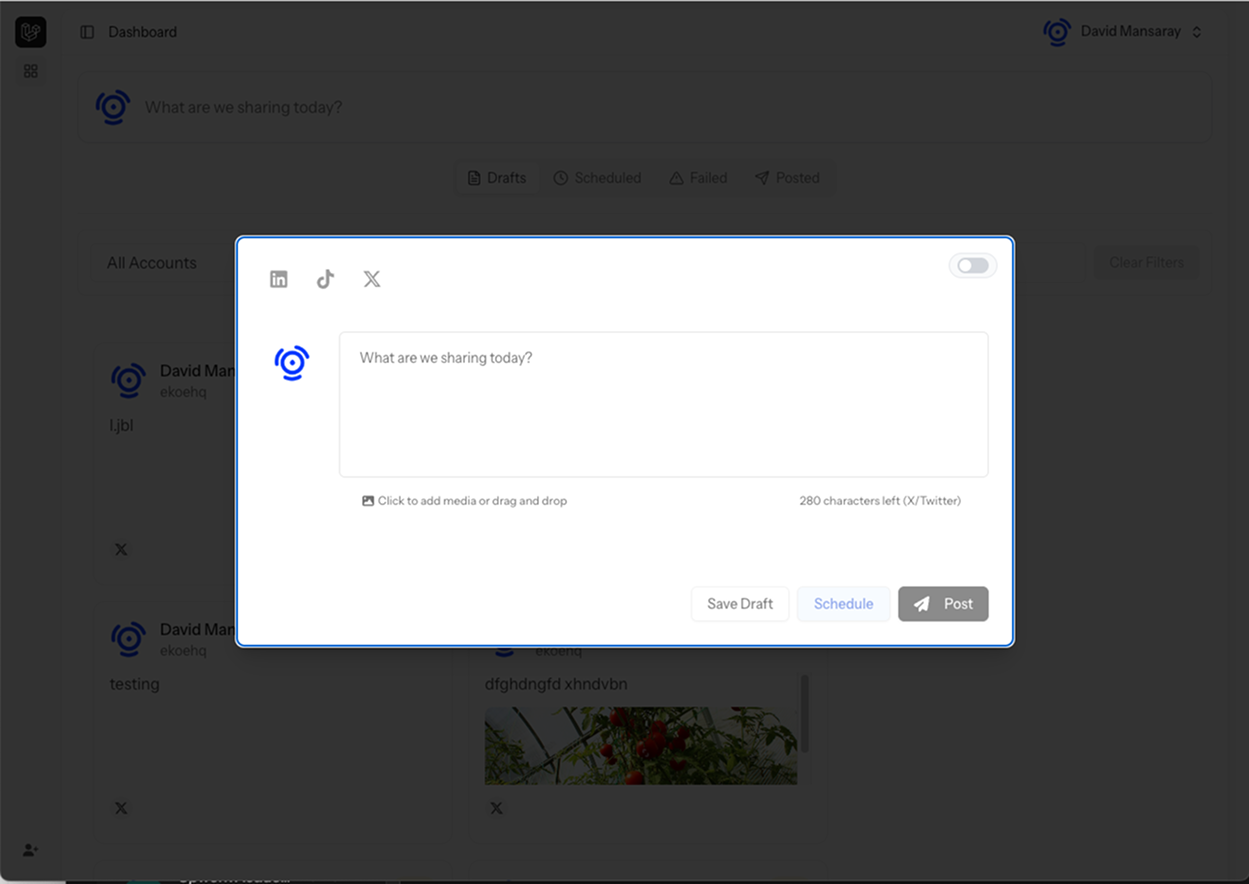 Multiple Accounts Dashboard